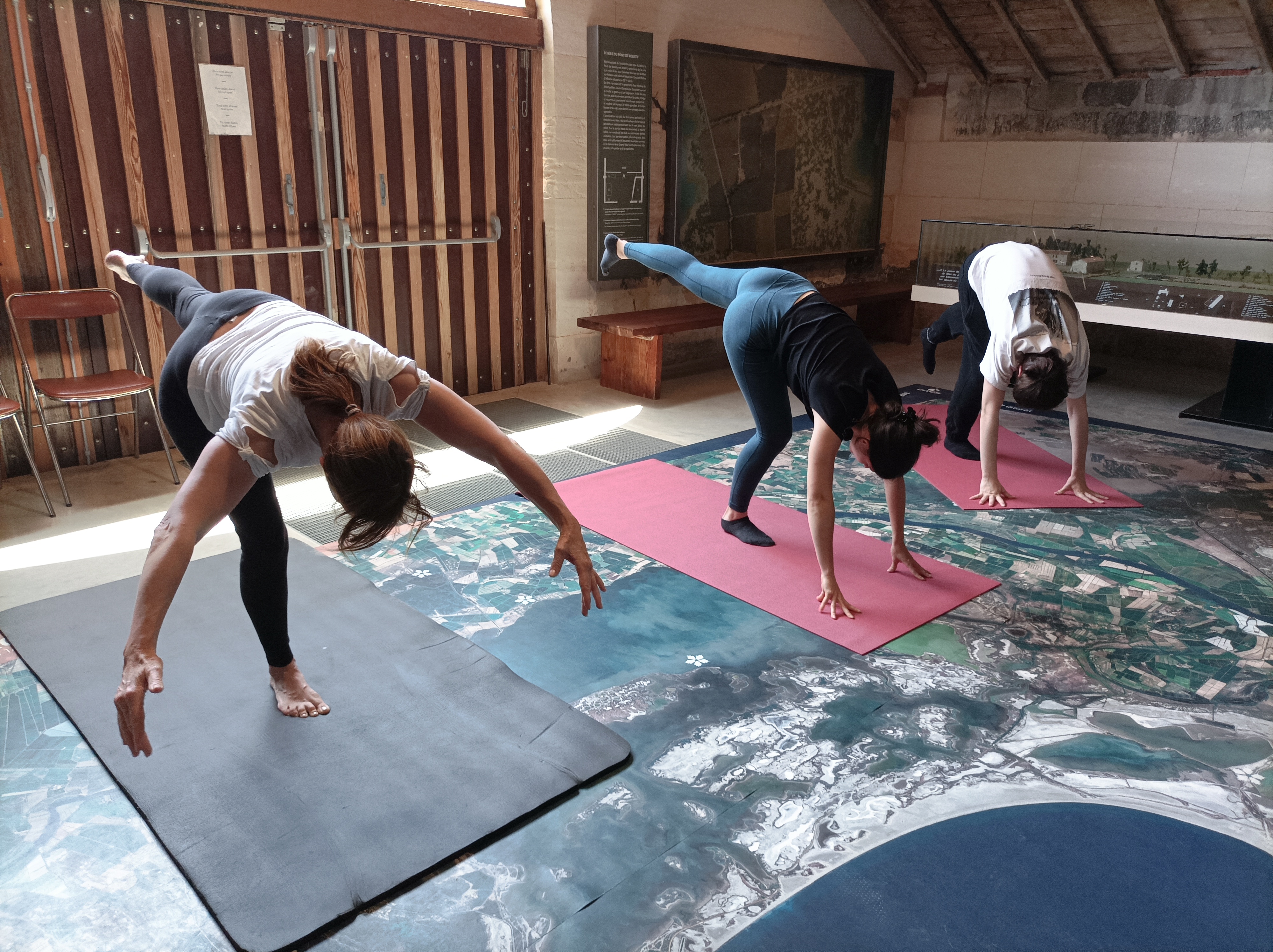 Yoga au musée