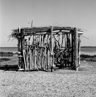 cabane en bois flottée