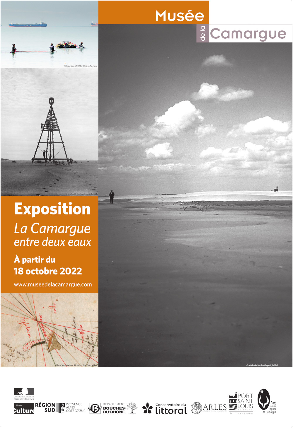 Visuel expo Camargue entre deux eaux BD